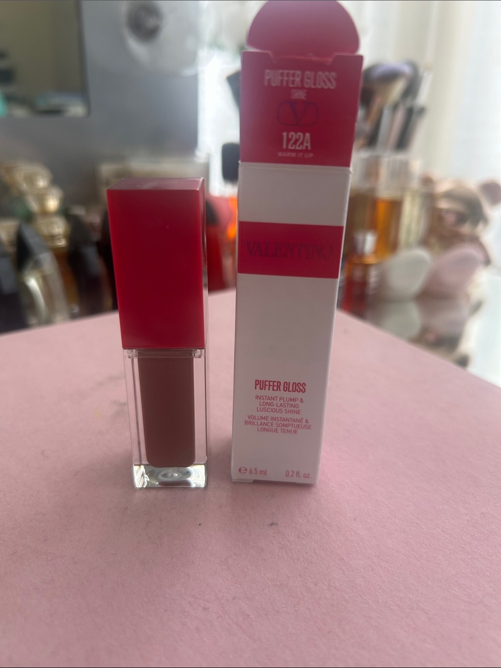 Valentino Puffer Gloss Lip Gloss - warm it up (122A)
